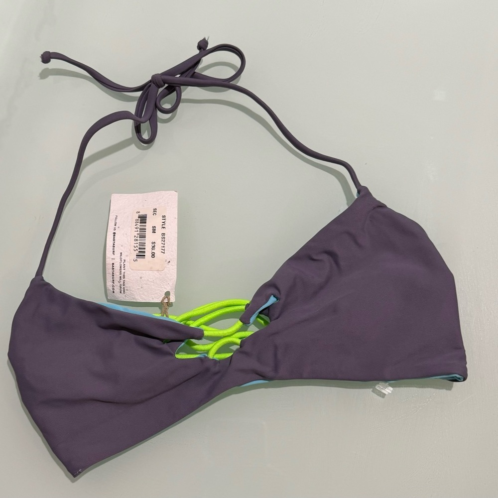NWT Anthropologie and Basta Surf reversible‎ bikini top